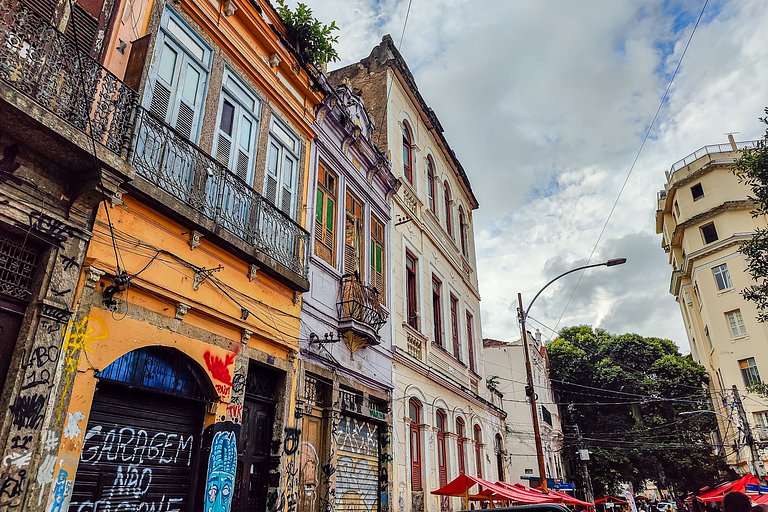 Lapa: Perto da Escadaria Selarón para 4