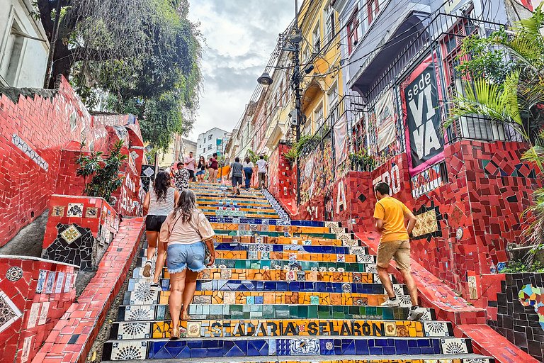 Lapa: Perto da Escadaria Selarón, 4 hóspedes