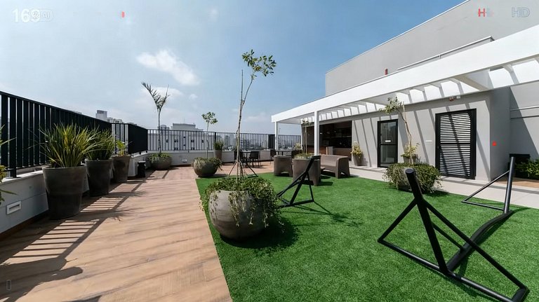Rent apt Vila Saude SP pool and balcony 4 guests