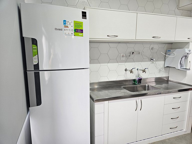 São Vicente: Conforto e Praticidade, 4 Hóspedes.