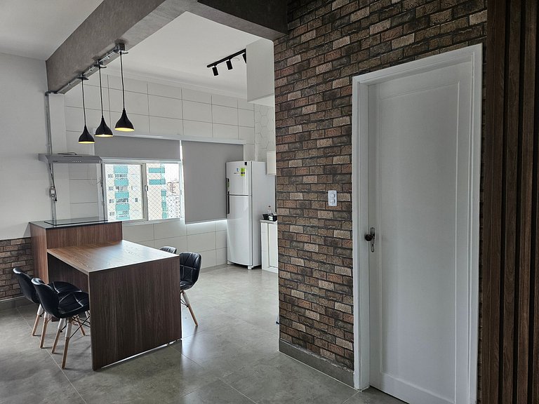 São Vicente: Conforto e Praticidade, 4 Hóspedes.