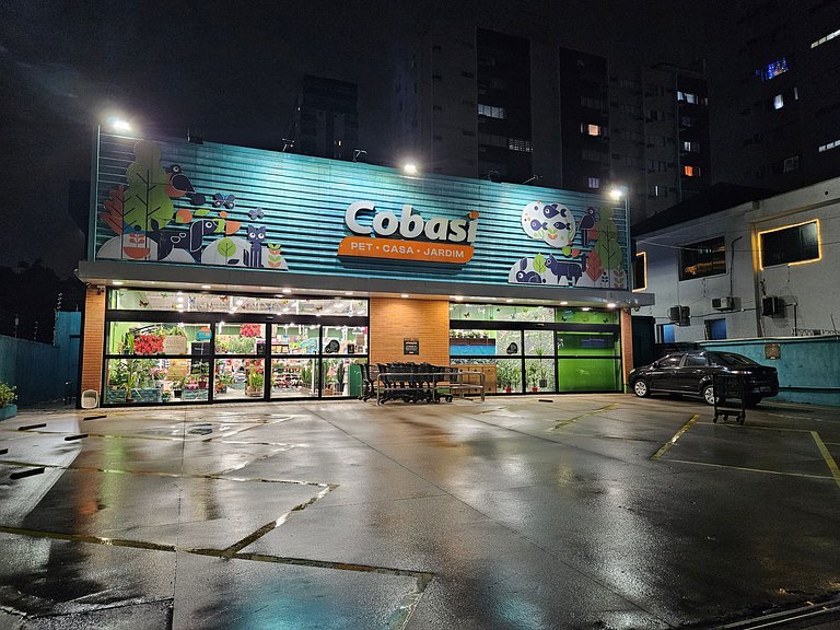 São Vicente: Conforto e Praticidade, 4 Hóspedes.