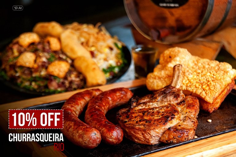 Copacabana, comfort and beachside for 5
