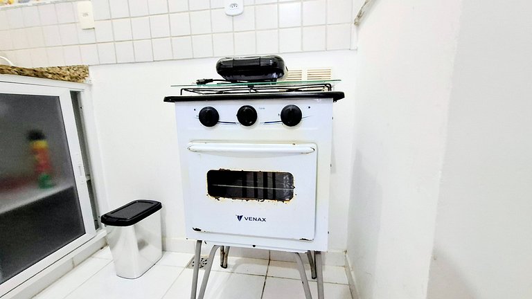 Copacabana: Confort, Una Cuadra de la Playa para 4