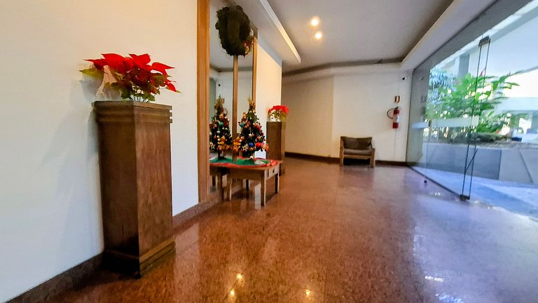 São Conrado: Varanda, Praia e Piscina, 4 Hóspedes