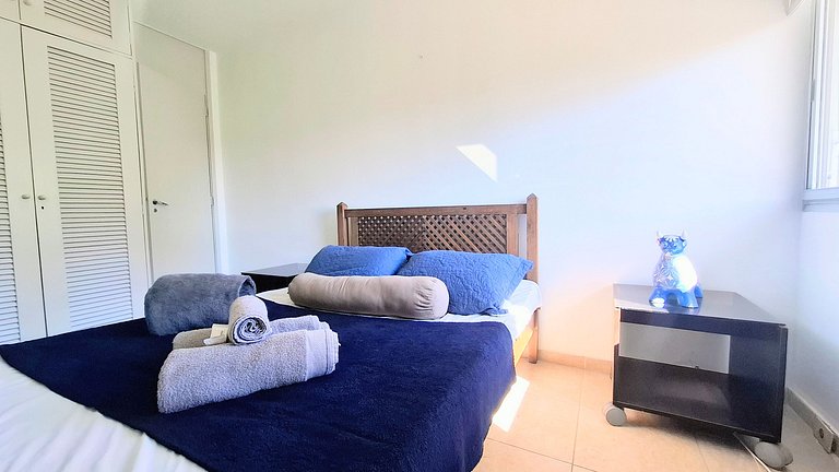 São Conrado: Balcón, Playa y Piscina, 4 Huéspedes