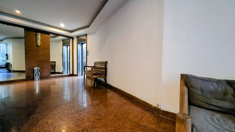 São Conrado: Balcón, Playa y Piscina, 4 Huéspedes