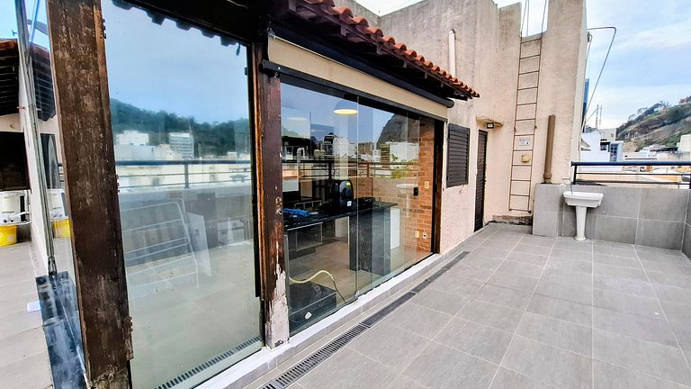 Copacabana: Coberturinha com Vista Mar, 2 Hóspedes