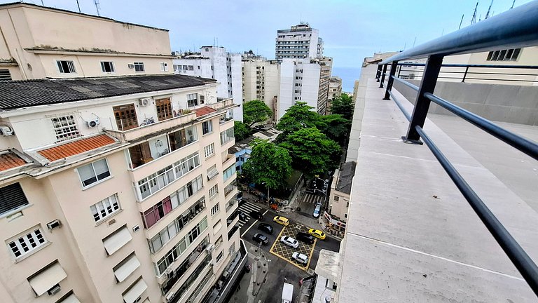 Copacabana: Ático con Vista al Mar, 4 Huéspedes