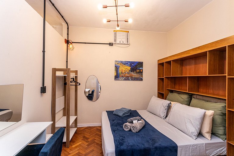 Rent apt Gloria Rio subway air conditioning