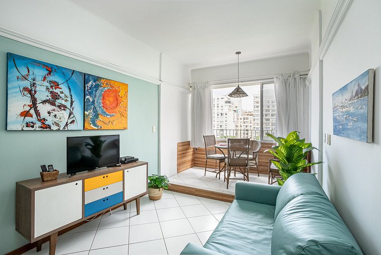 Departamento en Copacabana, vista al mar y subte