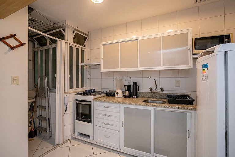 Departamento en Copacabana, vista al mar y subte