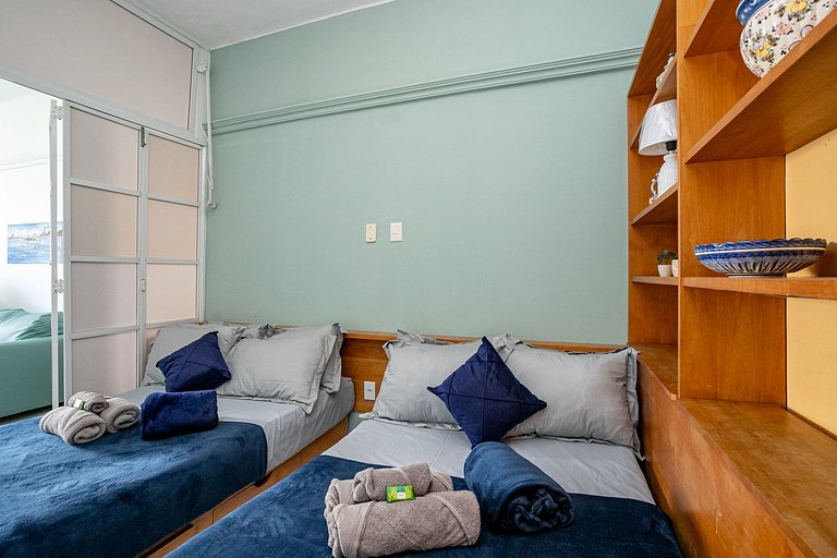Apartamento em Copacabana, Vistamar e Metrô