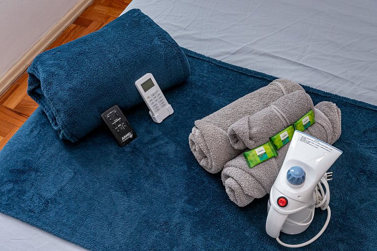 Glória: 4 hóspedes, perto do metrô e Centro