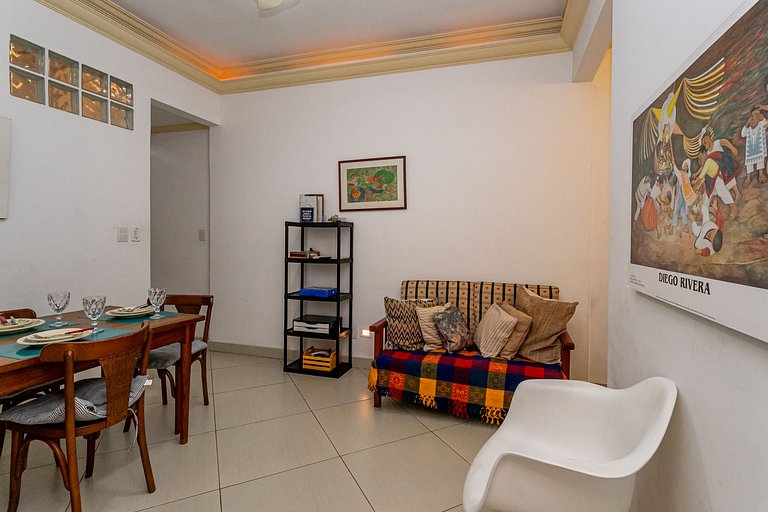 Plaza Copacabana - 4 Guests, Comfort and Beach