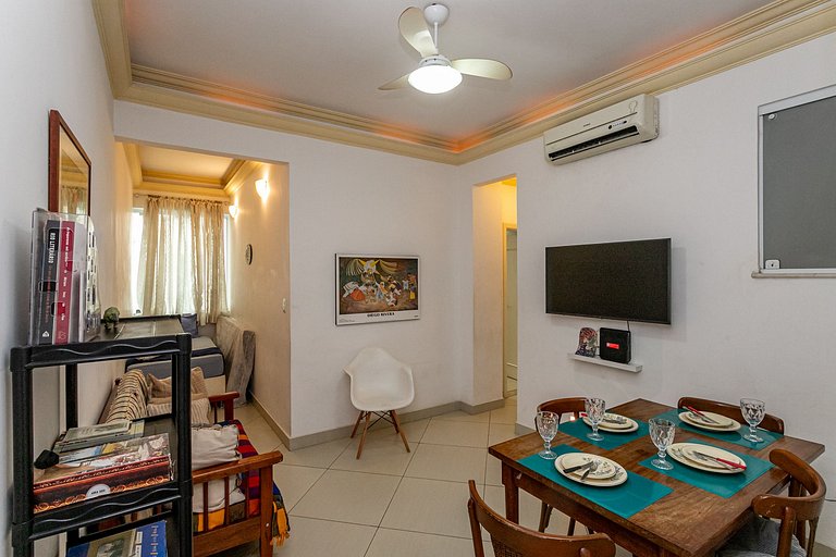 Plaza Copacabana - 4 Guests, Comfort and Beach