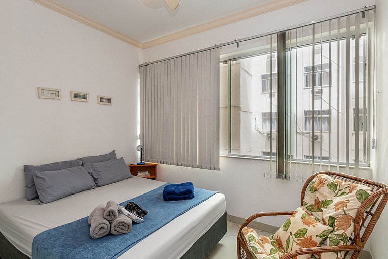 Plaza Copacabana - 4 Guests, Comfort and Beach