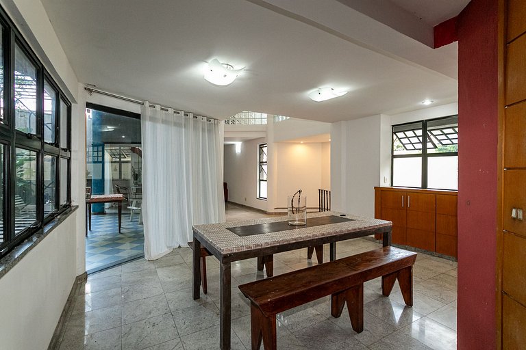 Casa de Temporada, vista do Pão de Açucar, Cristo e piscina