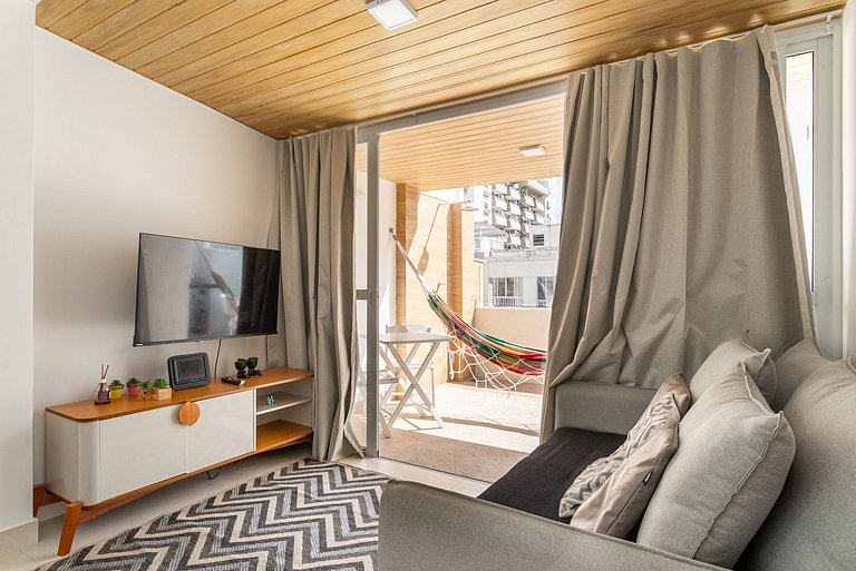 Cobertura em Copacabana: 1 Quadra da Praia e Pet Friendly