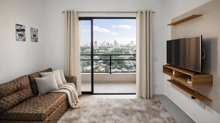 Terrace and Pool for 4 | South São Paulo