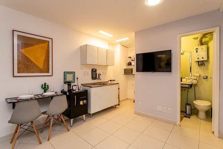 Botafogo: Modern Studio with Alexa | 3 Guests