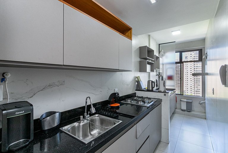 Barra: Garagem, praia e conforto | 5 pessoas