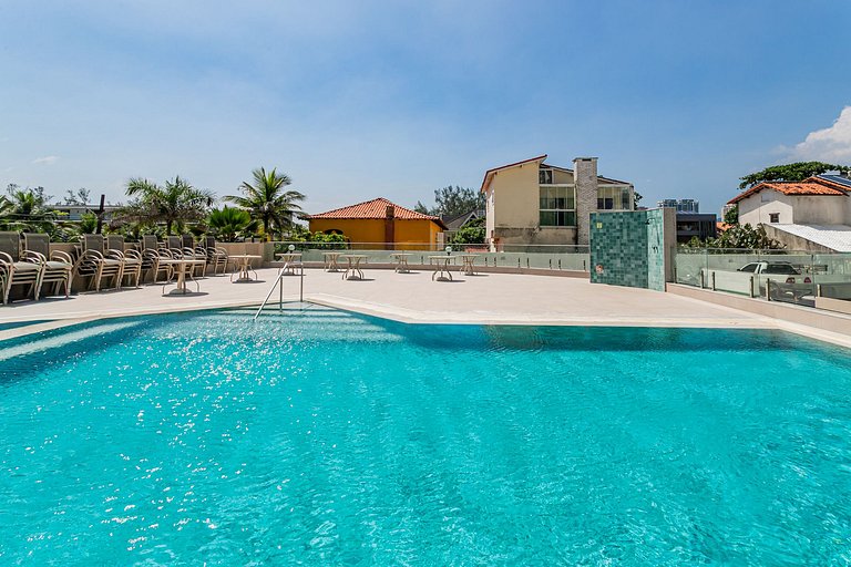 Barra da Tijuca: Frente Mar, Piscina | 4 hóspedes