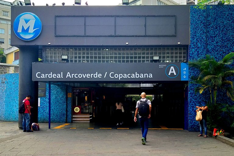 Copacabana: Playa y comodo para hasta 4 personas