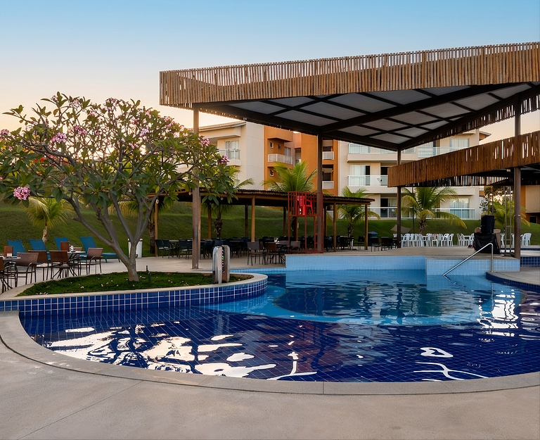 Jardim Interlagos: Piscina y comodidad para 4 personas