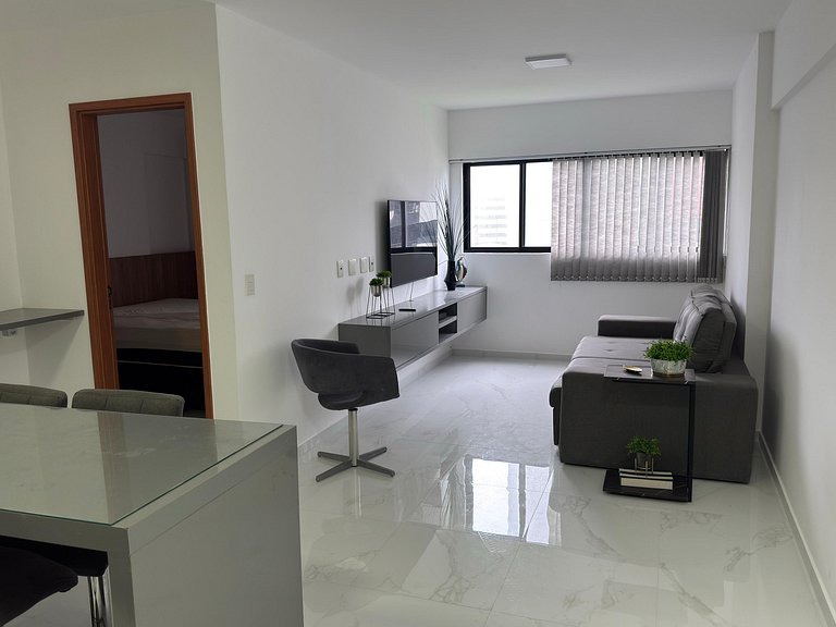Vacation Apartment in Jatiuca: Modern and Near Beach