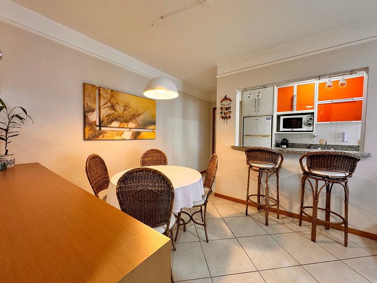 Apartamento Temporada Jurere: Moderno e Perto Praia | KQ01J