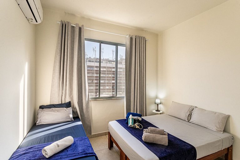 Rent Apt in Copacabana: 2 Bedrooms Ocean View