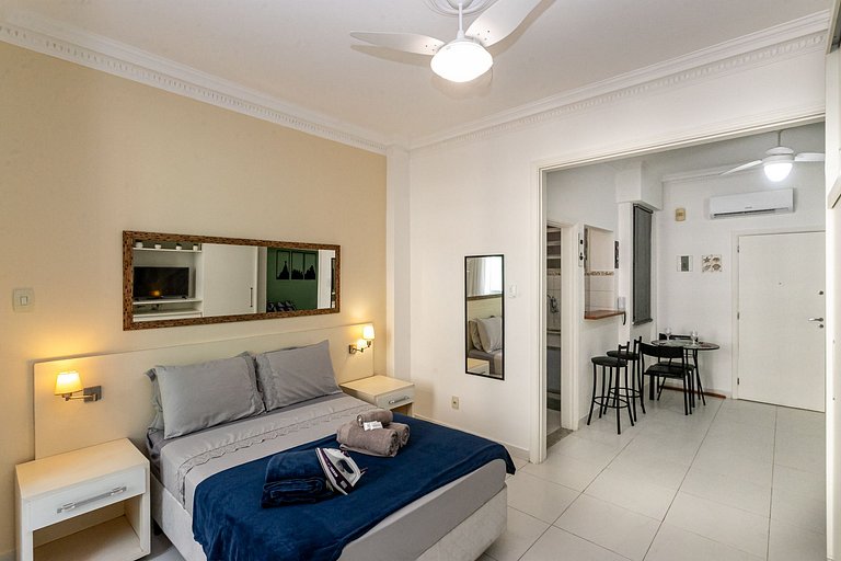 Apartamento Copacabana | Metro a 2 Min e Praia