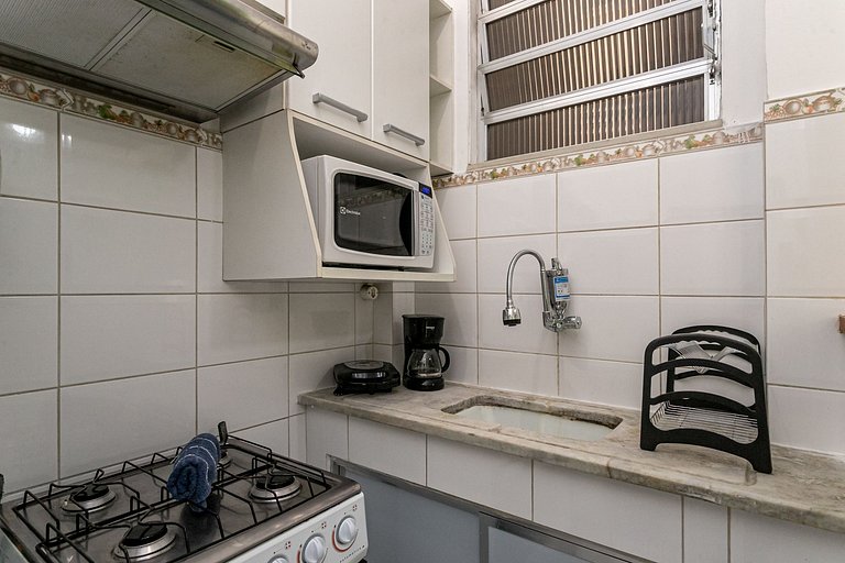Apartamento Copacabana | Metro a 2 Min e Praia