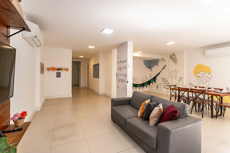 Copacabana: Amplo pet friendly perto praia
