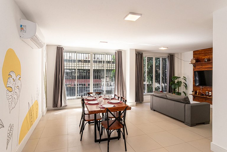 Copacabana: Amplo pet friendly perto praia