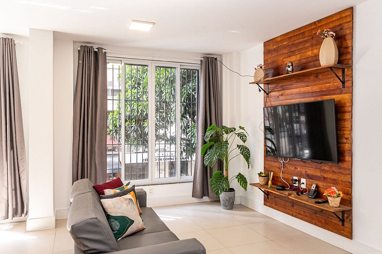 Copacabana: Amplio pet friendly cerca playa