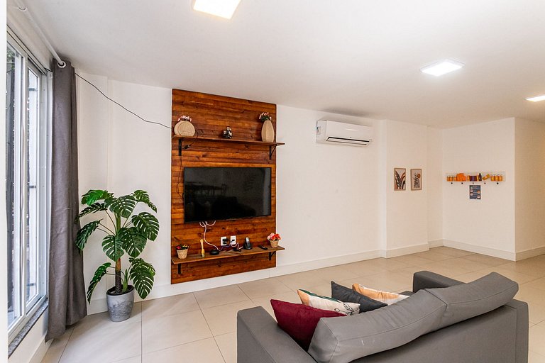 Copacabana: Amplio pet friendly cerca playa