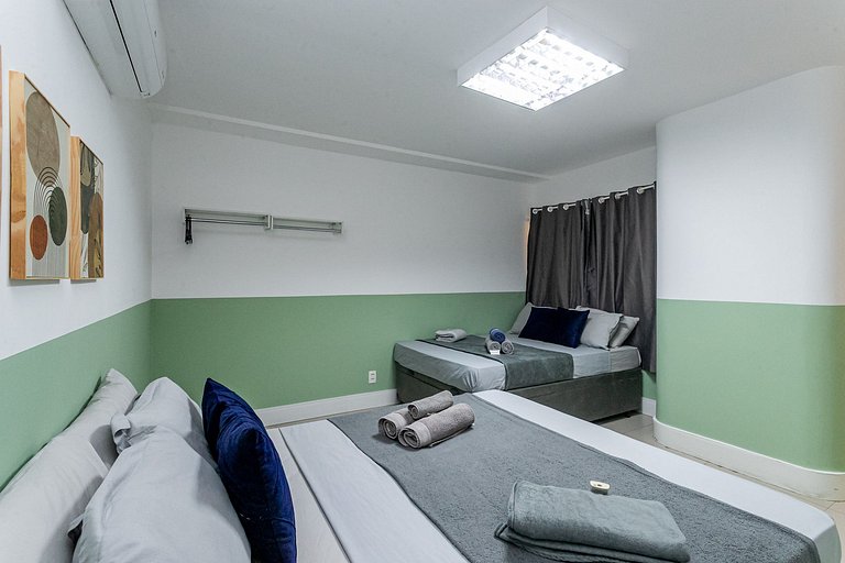 Copacabana: Amplo pet friendly perto praia