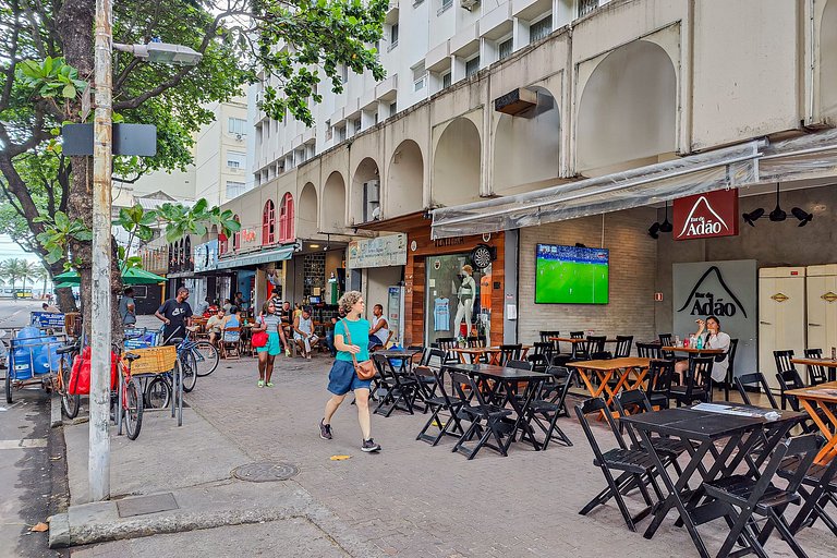 Apê em Ipanema com 3 quartos, praia e conforto